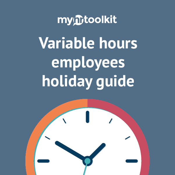 Variable hours employees calculate holiday entitlement